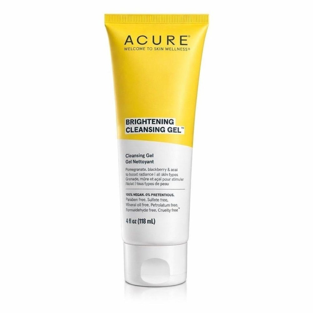 Acure - Brightening Cleansing Gel (4 oz) - Pomegranate Acai